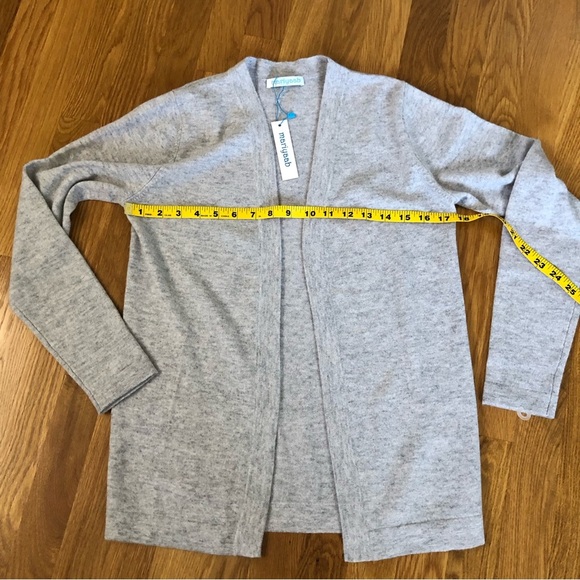 Mariyaab Women's 100% Fine Cashmere Soft Long Sleeve Cardigan Sweater Size S - Picture 12 of 13